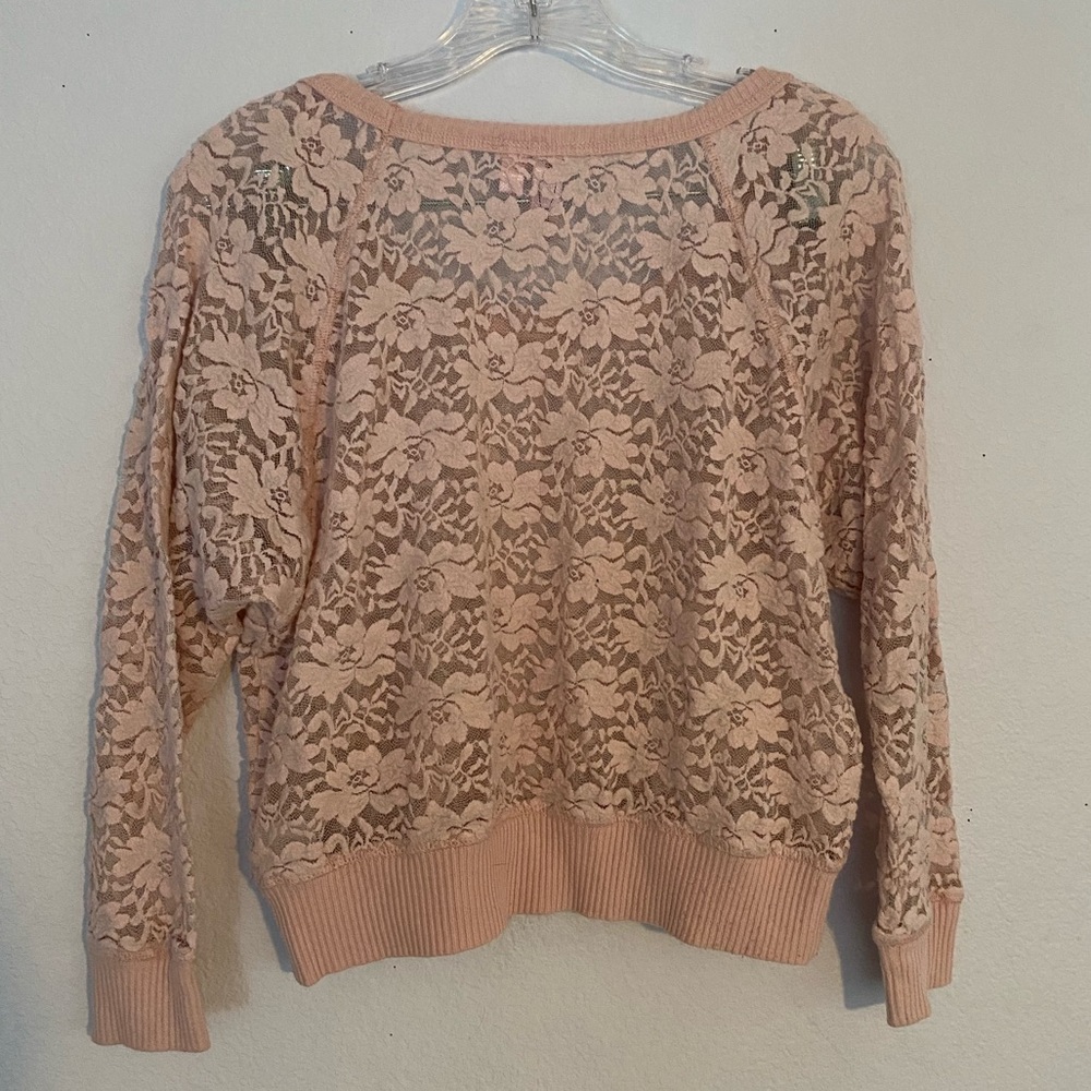 Pink Lace Top - Picture 3 of 3